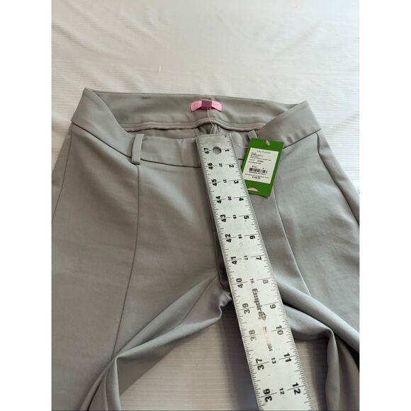 NWT Lilly Pulitzer Chantal Stretch Dinner Pant Palm Beach Grey Size 0 New - Picture 3 of 10
